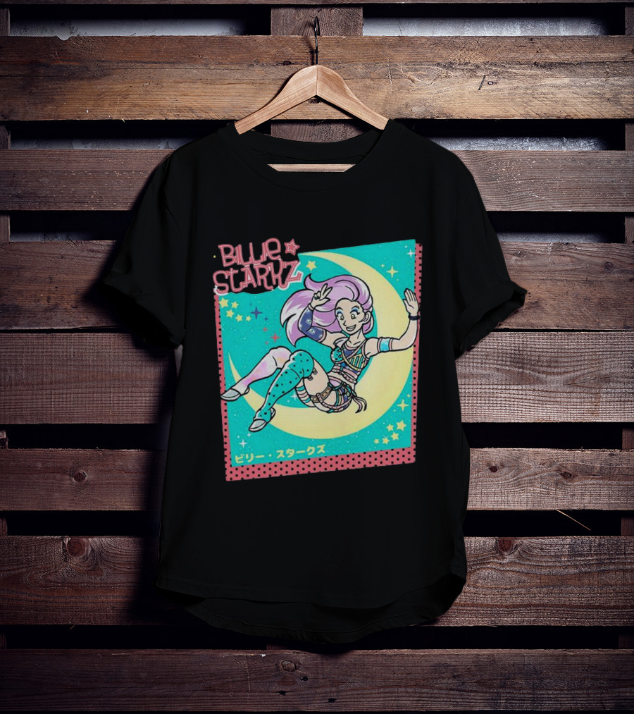 Billie Starkz All Elite Wrestling Moon Jump T-Shirt