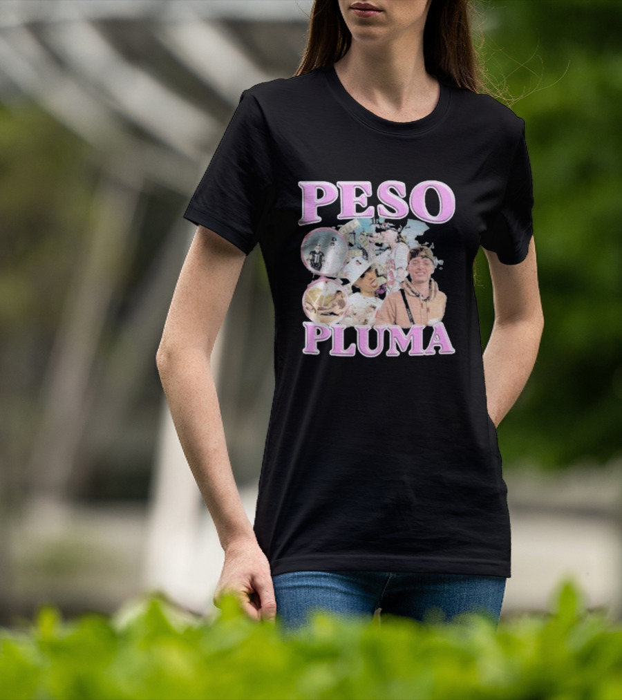 Peso Pluma Pink Collage T-Shirt