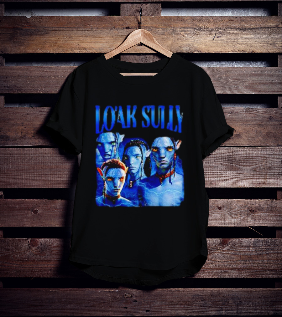Lo'ak Sully Avatar Characters Blue Na'vi T-Shirt