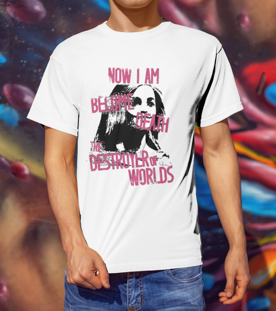 Now I Am Become Death Grunge The Destroyer Of Worlds T-Shirt