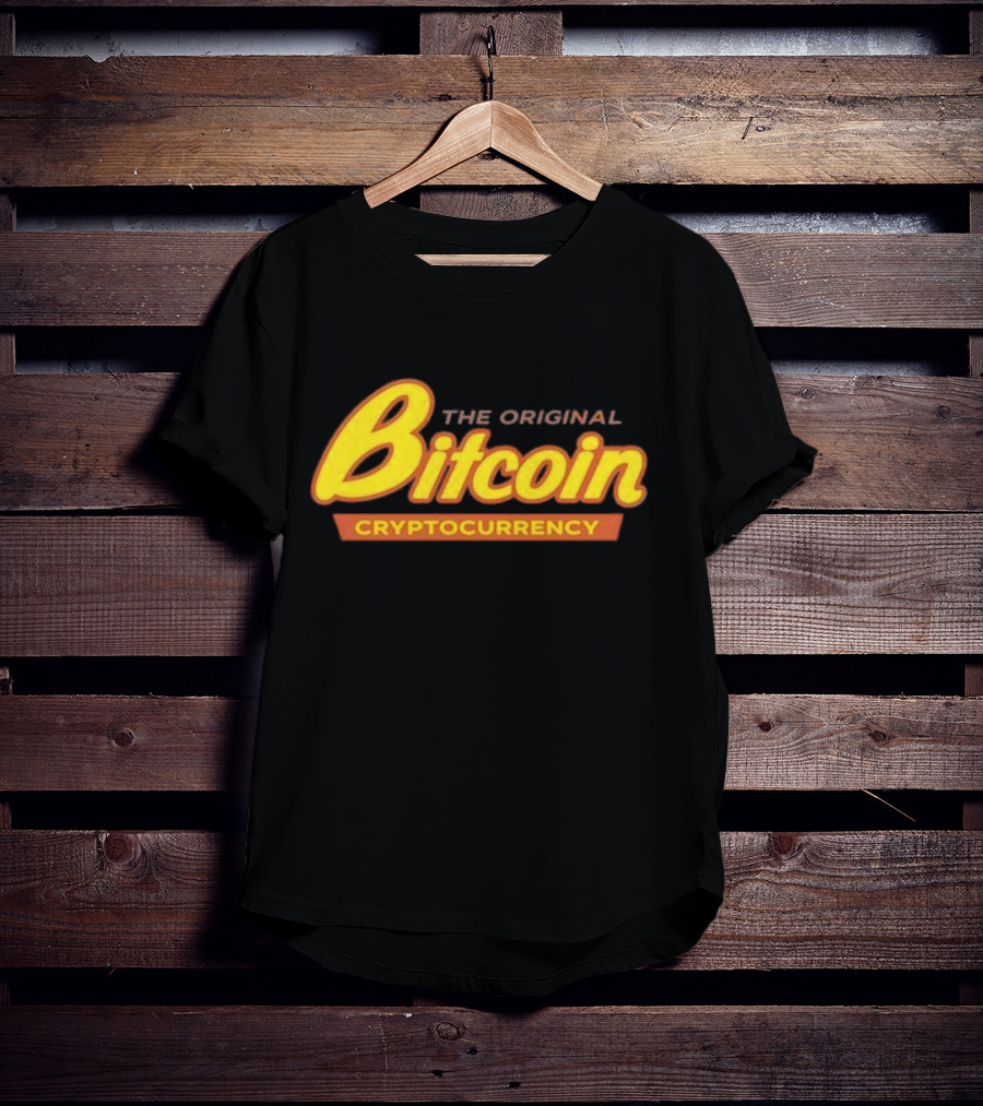 The Original Bitcoin Cryptocurrency Bow Tie T-Shirt