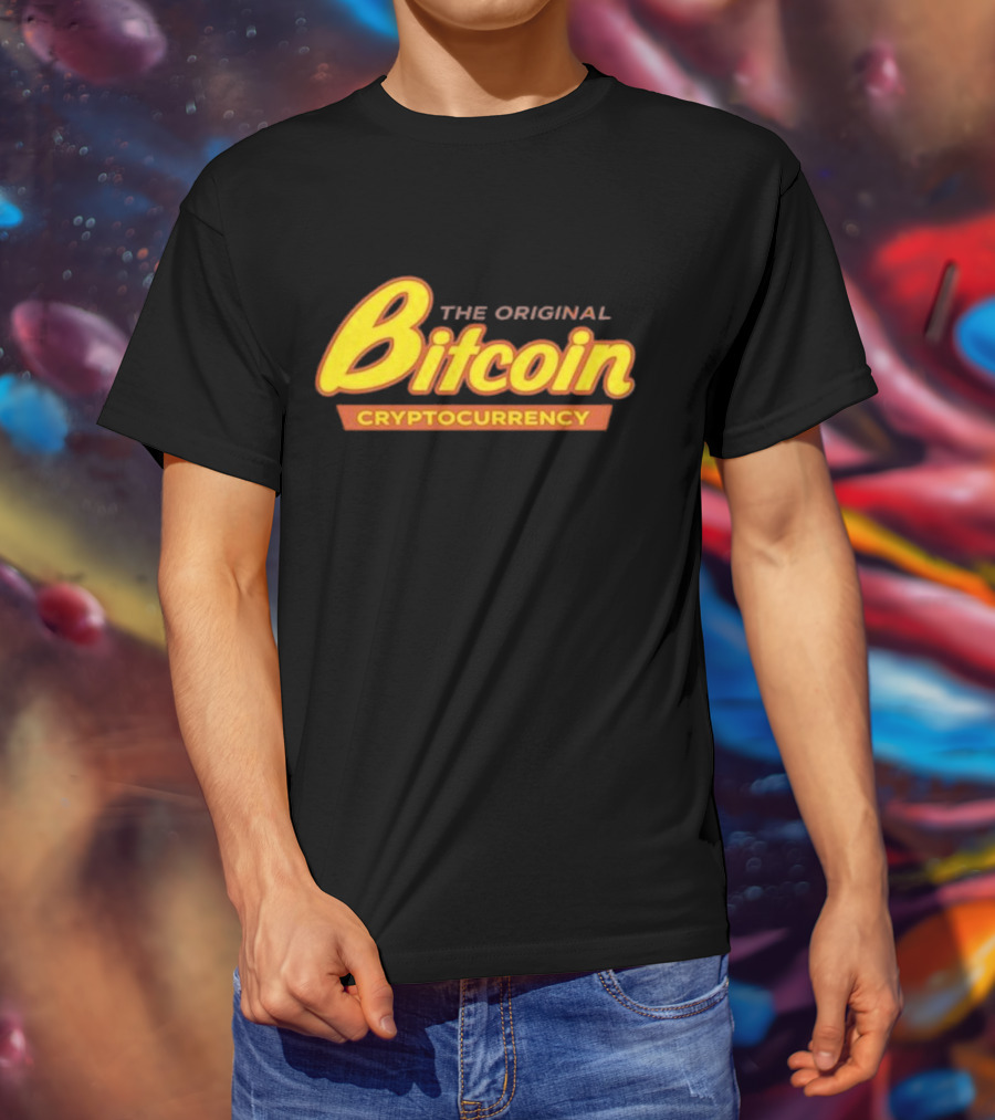 The Original Bitcoin Cryptocurrency Bow Tie T-Shirt