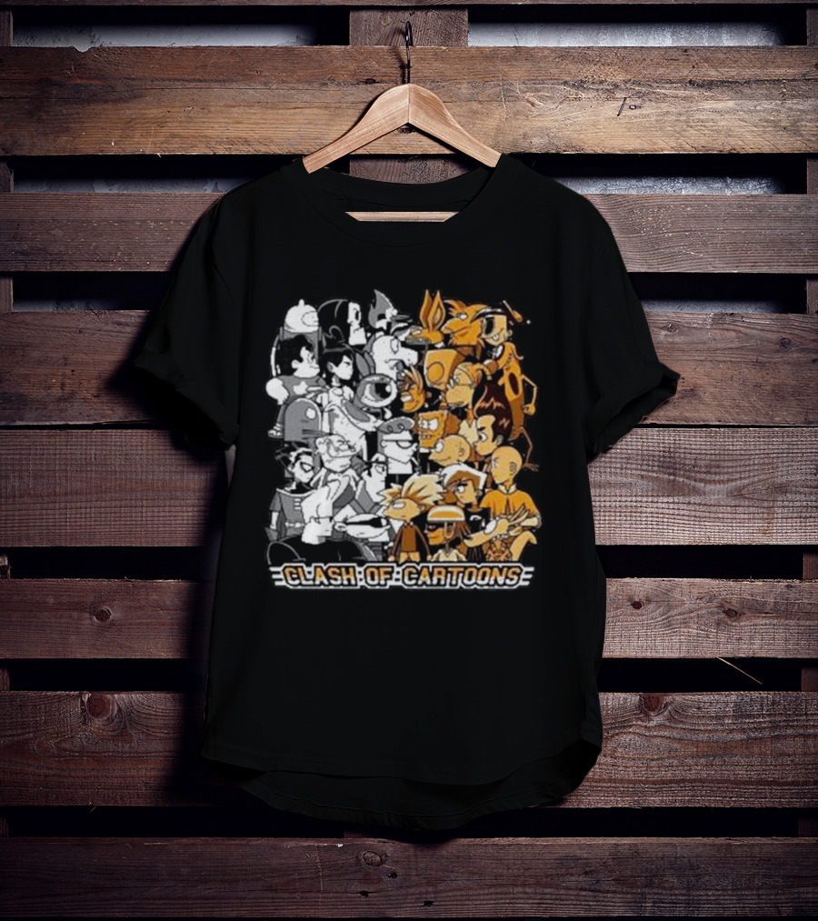 Clash Of Cartoons Battle T-Shirt