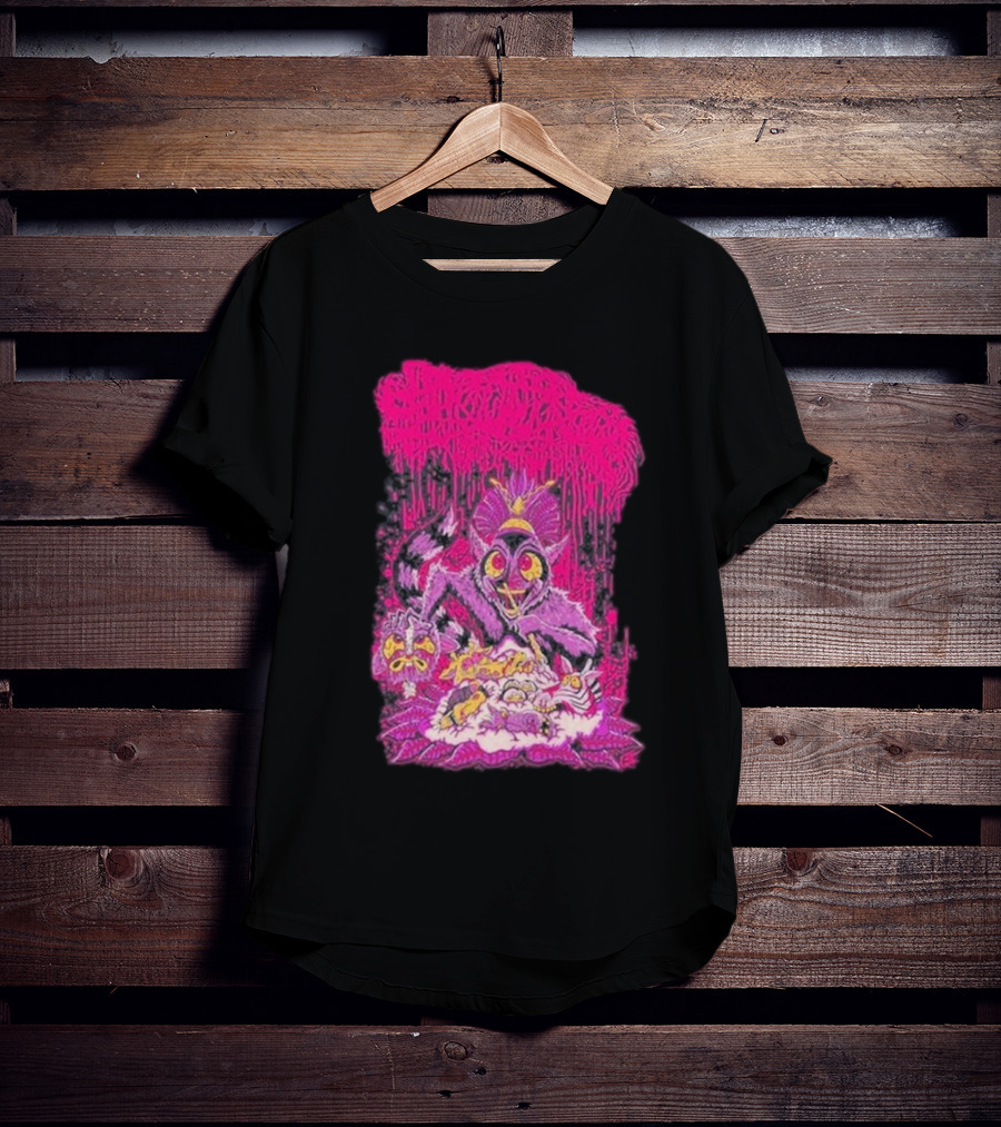 Madagascar I Like To Move It Move It Raccoon Painting T-Shirt