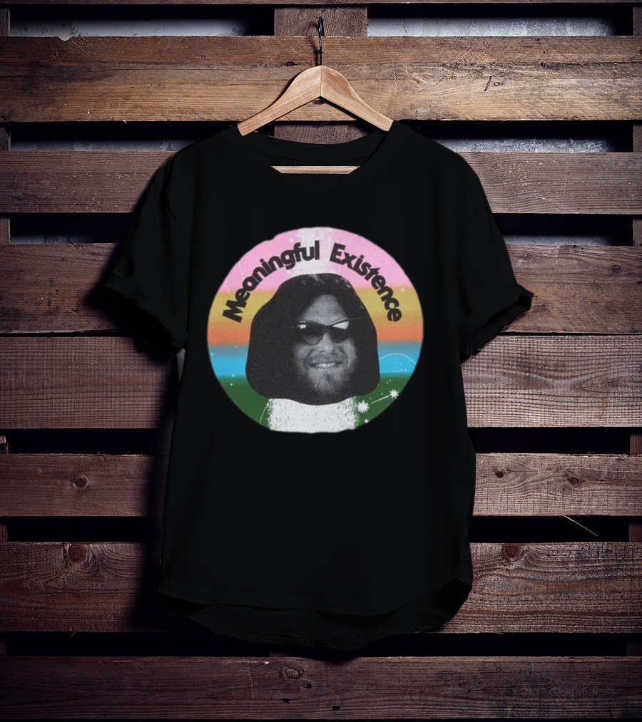 Meaningful Existence Rainbow Retro T-Shirt