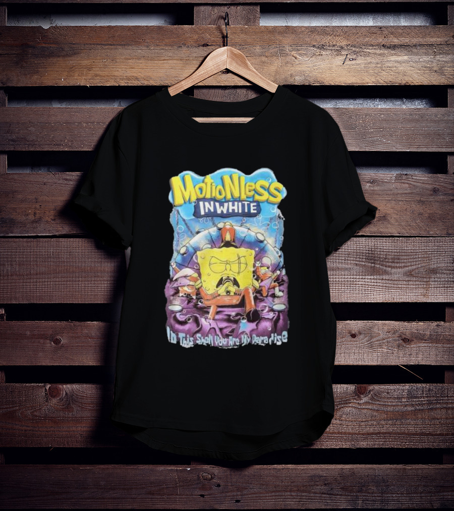 Motionless In White In This Shell You Are My Paradise Spongebob T-Shirt
