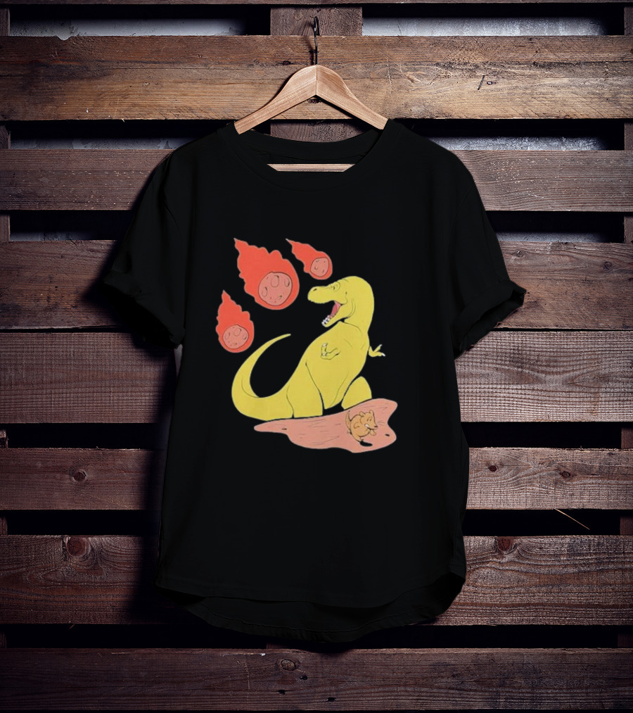 SMBC Dinosaur And Meteor Save Yourself Mammal T-Shirt