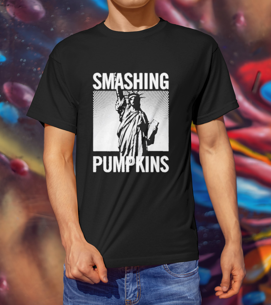 Smashing Pumpkins Statue Of Liberty Zeitgeist T-Shirt