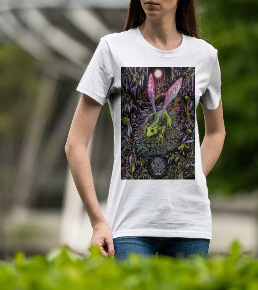 Les Claypool’s Fearless Flying Frog Brigade Psychedelic Creature Art Wheatland T-Shirt