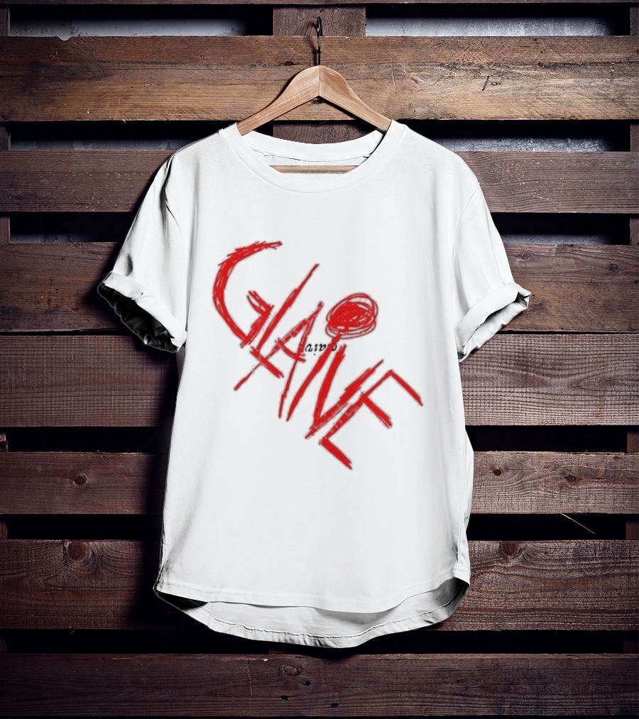 Glaive Red Brushstroke Burn Photo T-Shirt