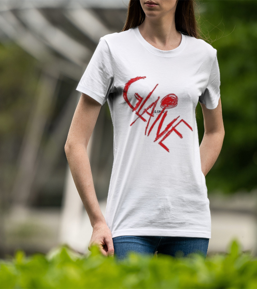 Glaive Red Brushstroke Burn Photo T-Shirt