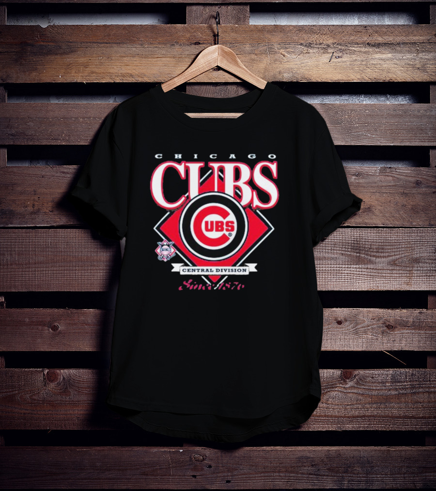 Chicago Cubs Central Division Since 1876 MLB New Era T-Shirt