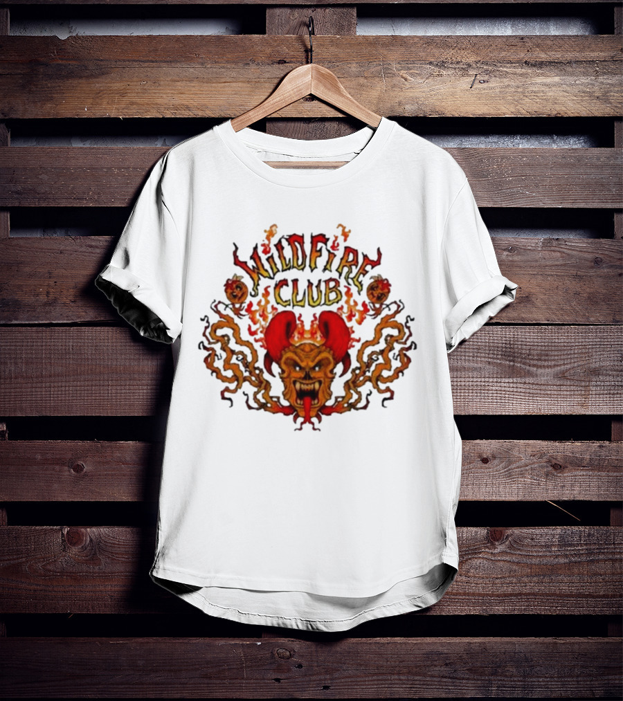 Wildfire Club Fiery Demon Emblem T-Shirt