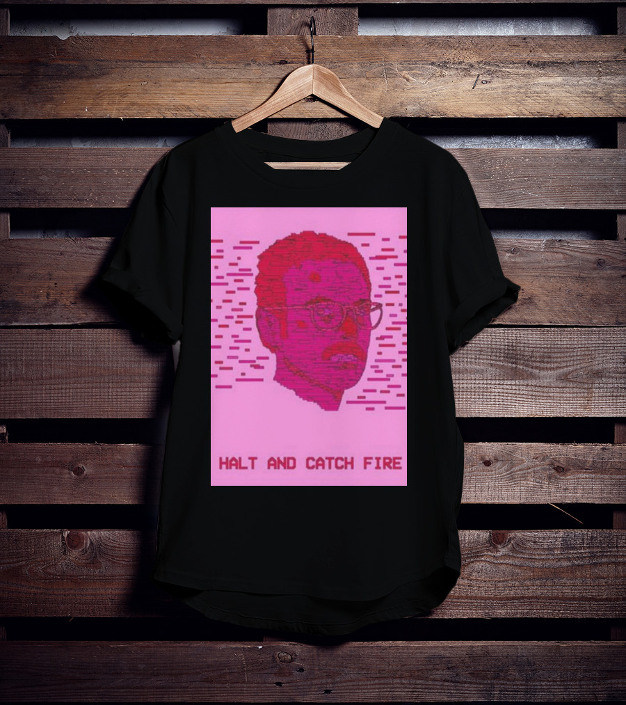 Halt And Catch Fire Retro Pixel T-Shirt