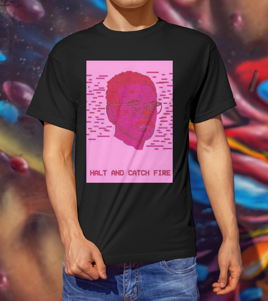Halt And Catch Fire Retro Pixel T-Shirt