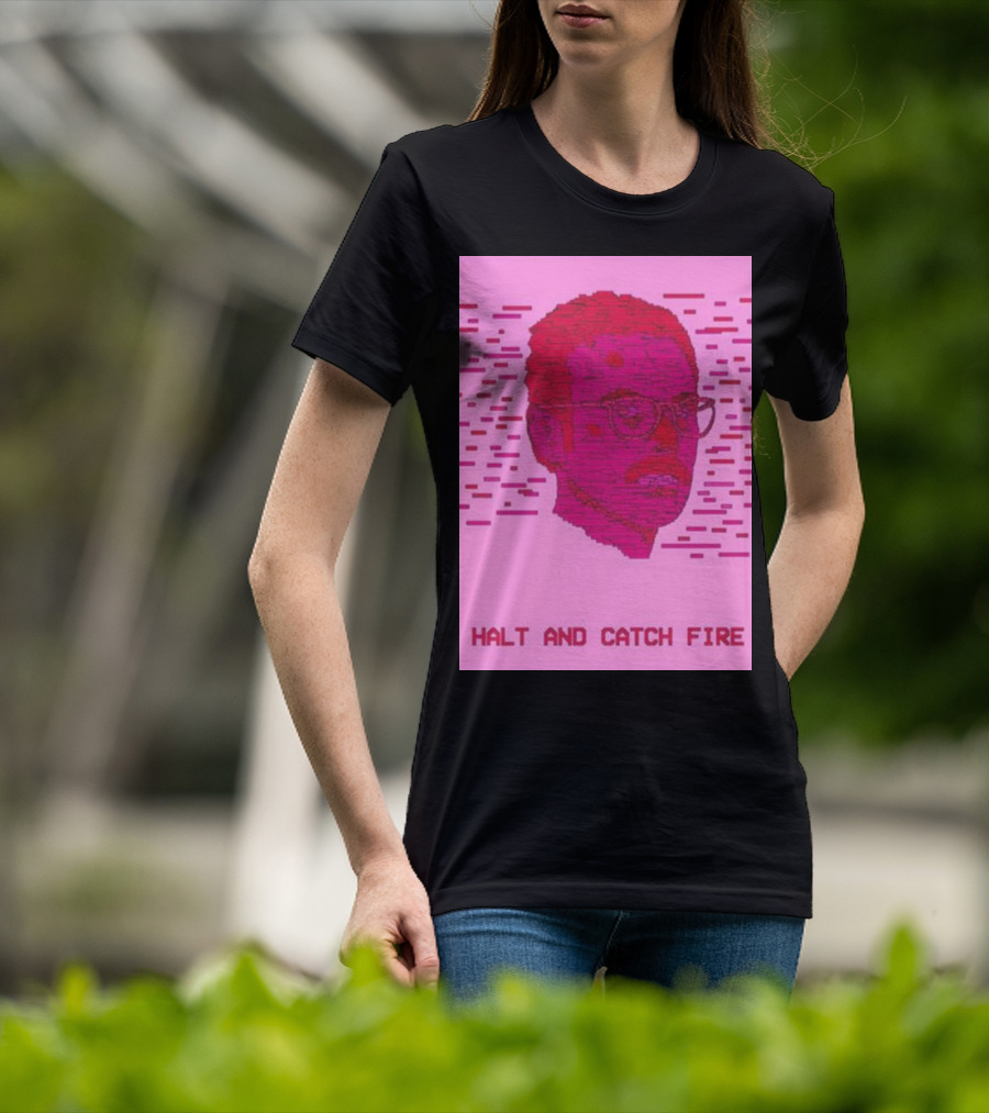 Halt And Catch Fire Retro Pixel T-Shirt