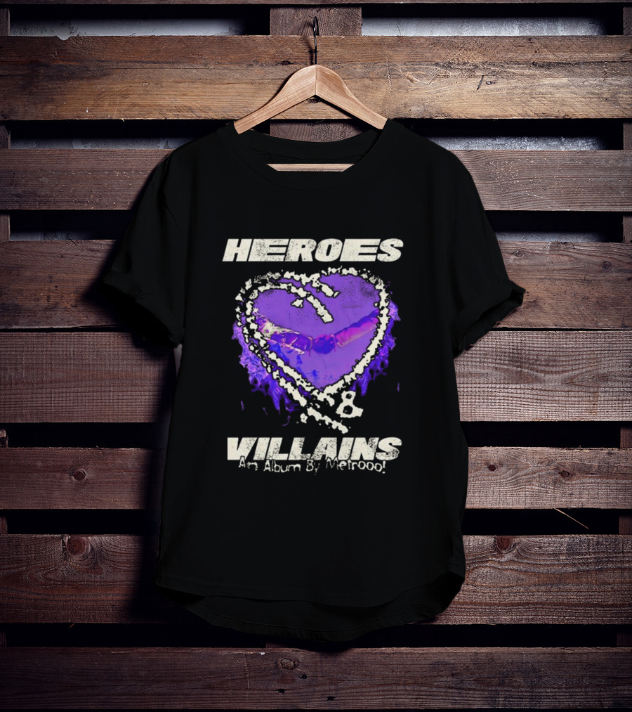 Heroes Villains An Album By Metrooooo  T-Shirt