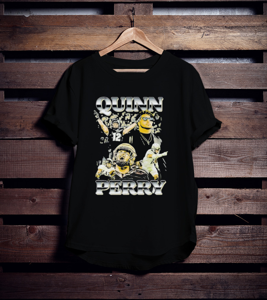 Quinn Perry Vintage Lightweight Football Celebration Montage T-Shirt