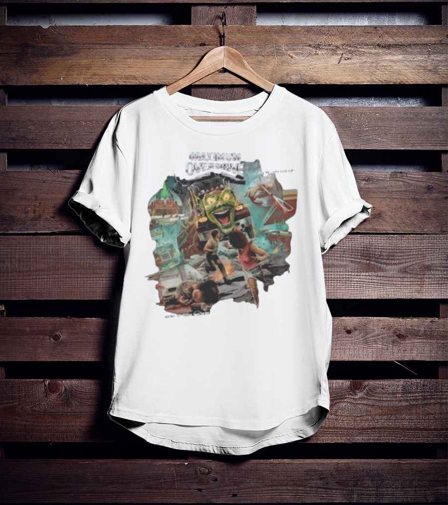 Maximum Overdrive Killer Appliances Stand Off At The Dixie Boy Truck Chase T-Shirt