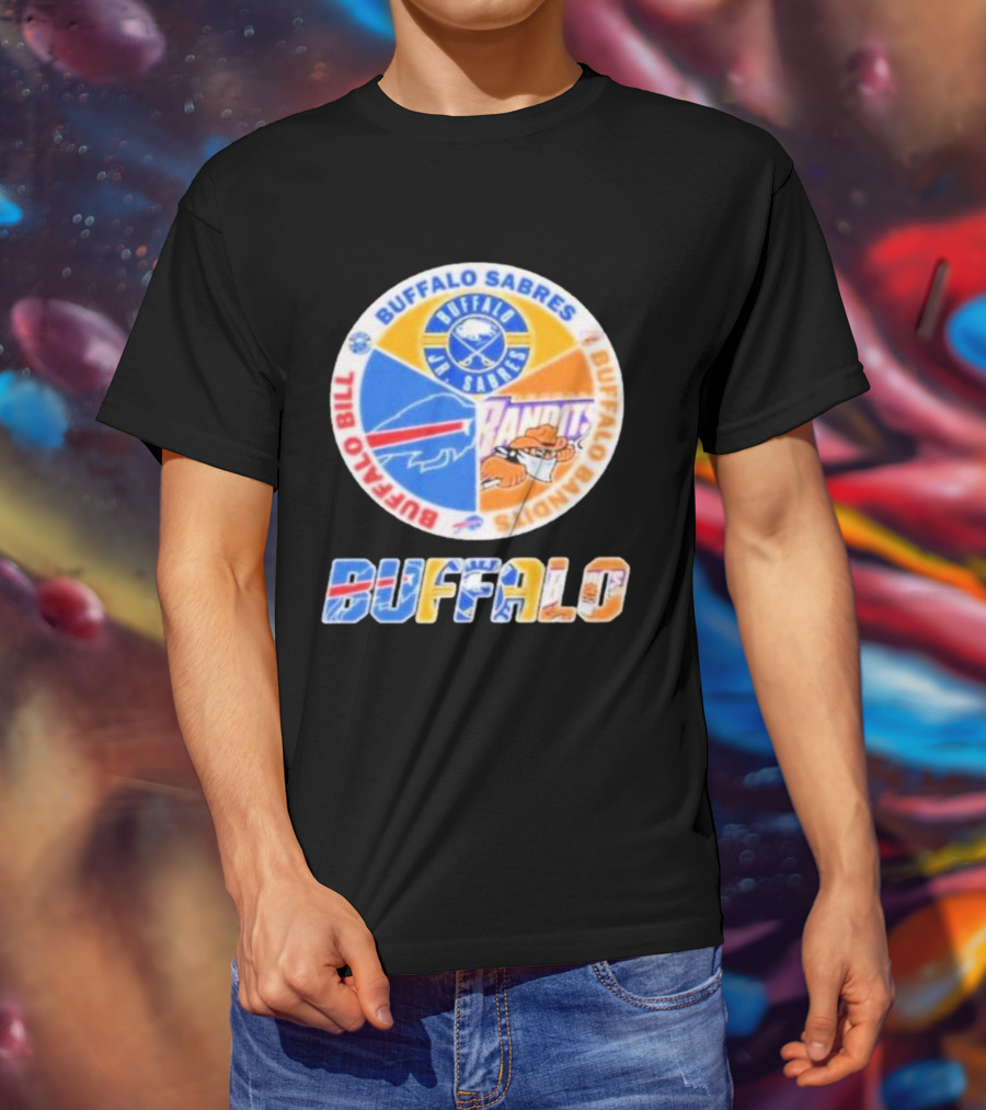 Buffalo Sabres Bandits Bills Team Sport Legend T-Shirt