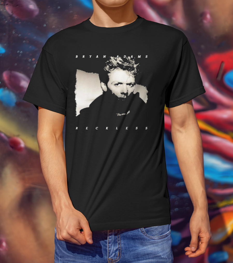 Bryan Adams Reckless Album Cover T-Shirt