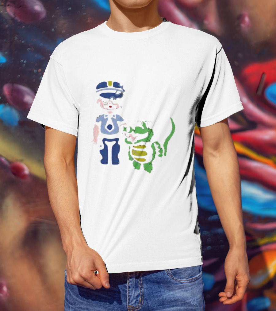 All Crocodilians Are Beautiful Police Officer And Friendly Crocodile T-Shirt