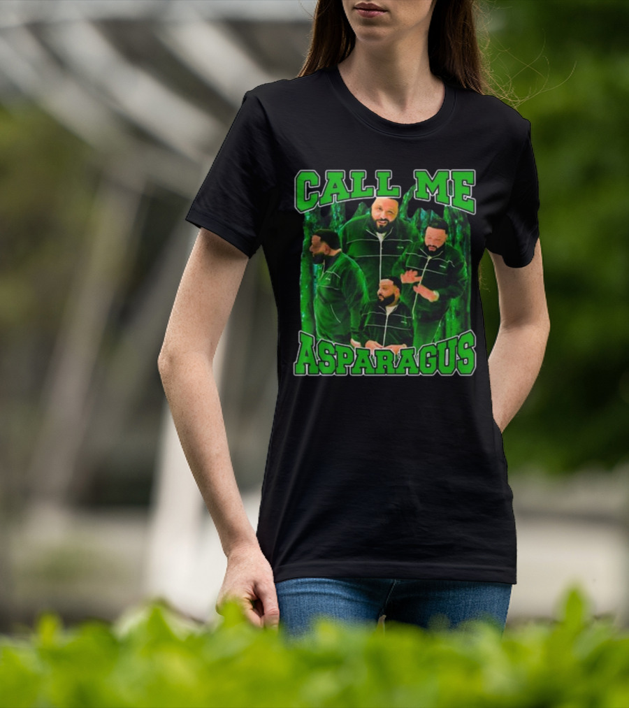 Call ME Asparagus Green Tracksuit Dj Look T-Shirt