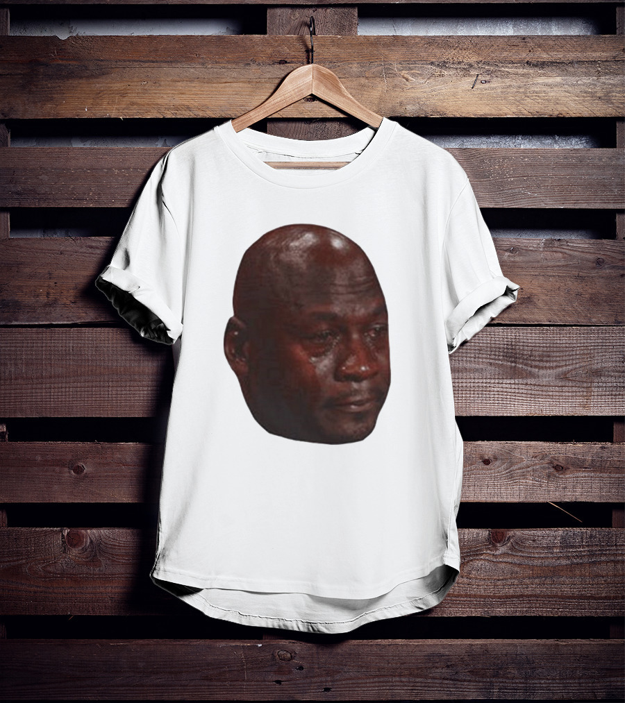 Crying Michael Jordan Meme Iconic Expression T-Shirt