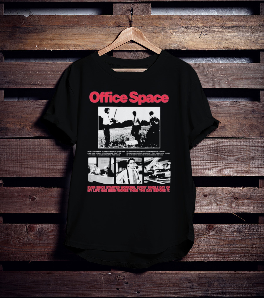 Office Space Movie Bootleg Quote And Scene Montage T-Shirt