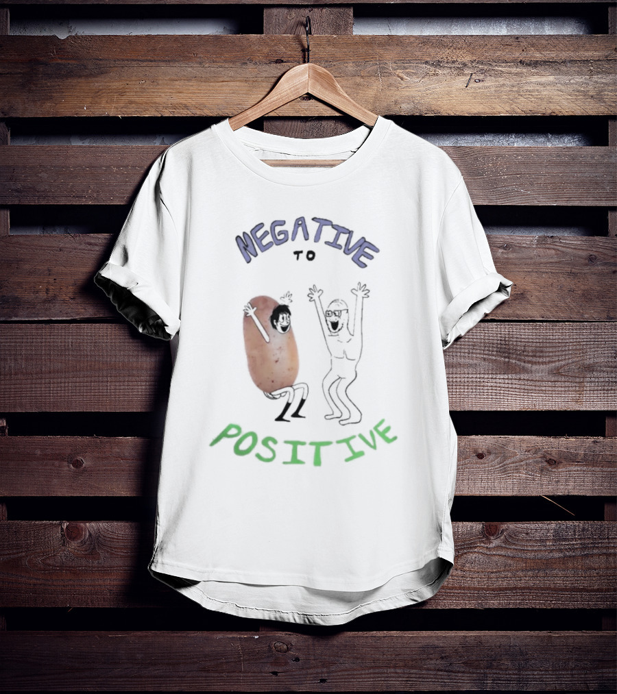 Negative To Positive Dancing Characters With Bean Costume T-Shirt