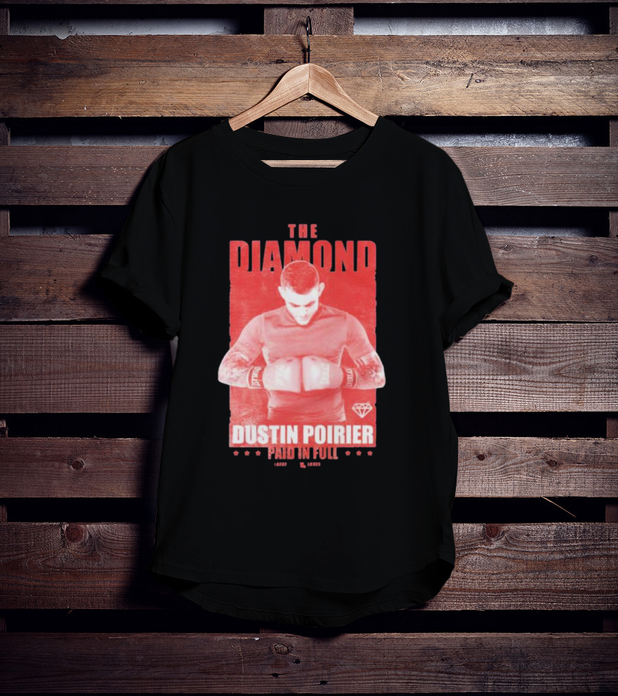 The Diamond Dustin Poirier Paid In Full Diamond Boxing T-Shirt