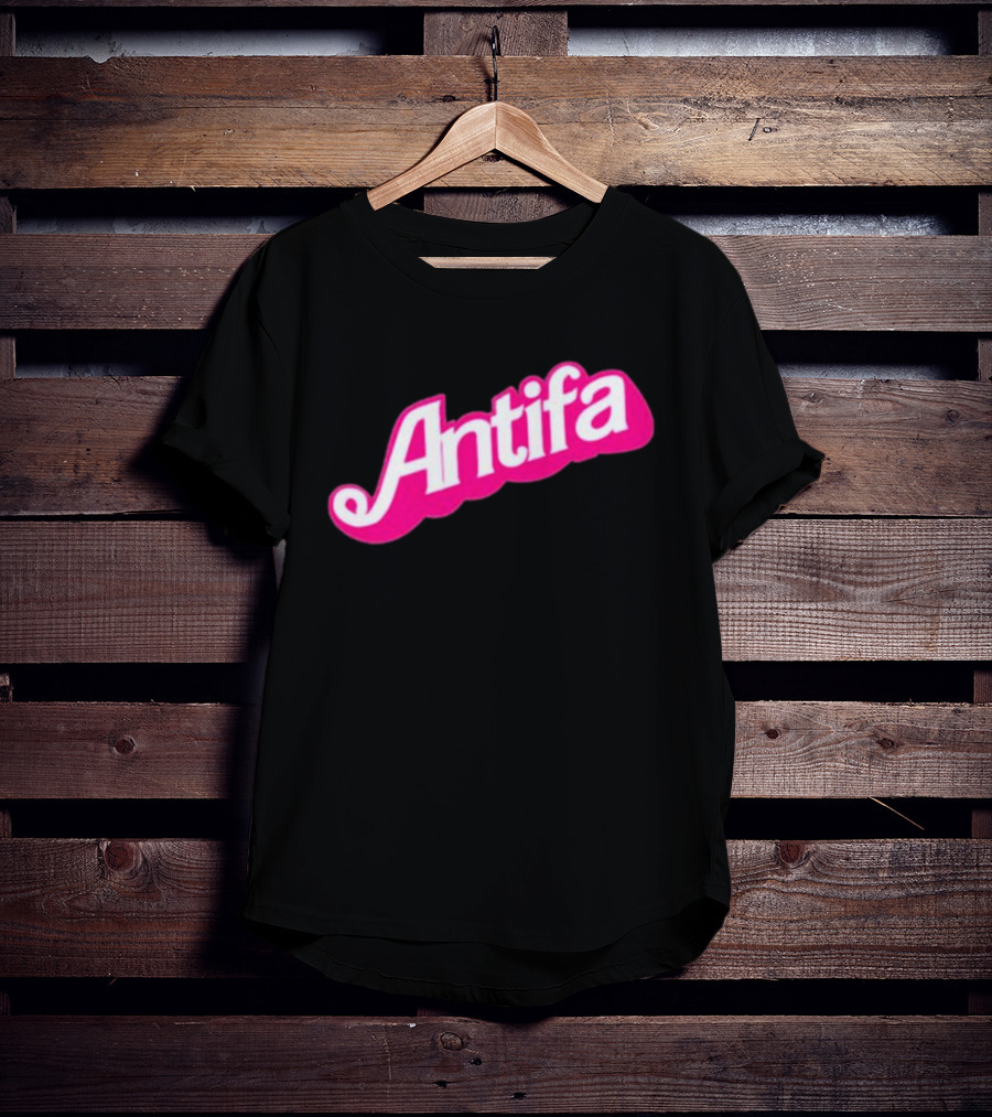 Walter Masterson Barbie Antifa Pink T-Shirt
