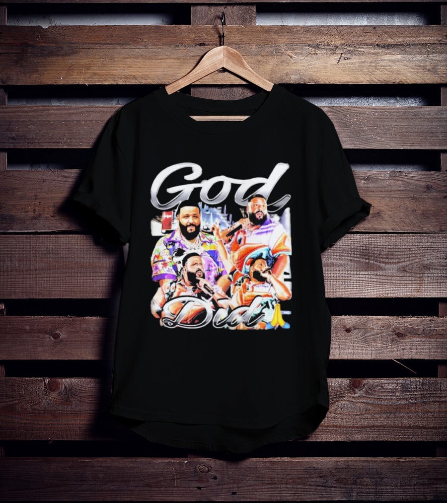 DJ Khaled God Did Graphic Illustration Prayer Hands T-Shirt