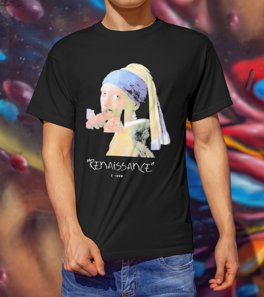 Renaissance Girl With A Pearl Earring Eleven Paris Men's T-Shirt