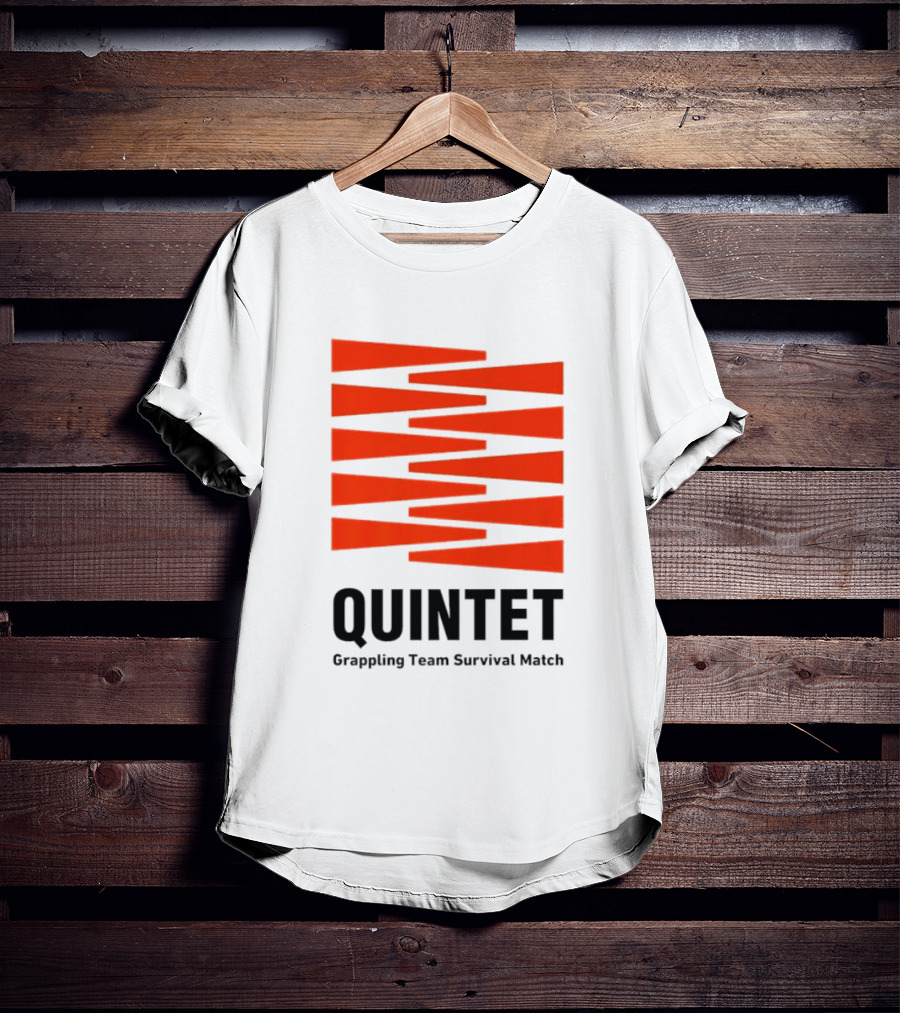 Quintet Grappling Team Survival Match Red Stripe T-Shirt