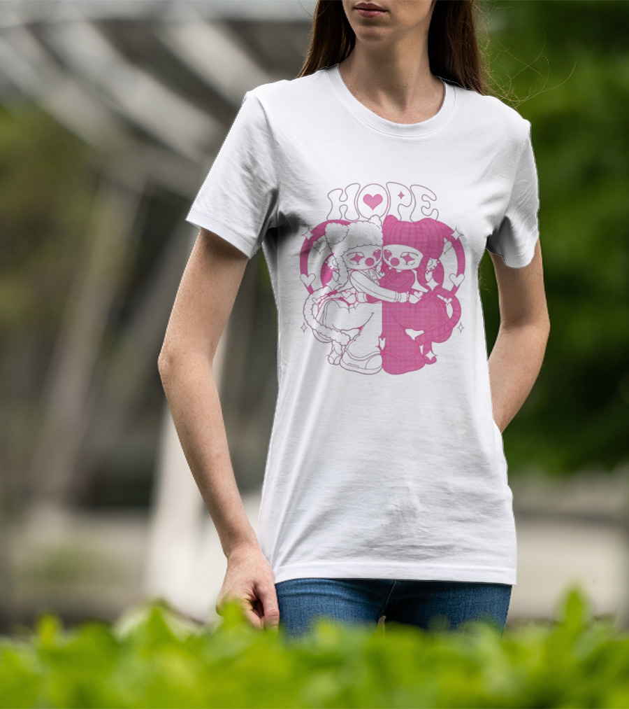 Hope Heart Embrace LizI Grace T-Shirt