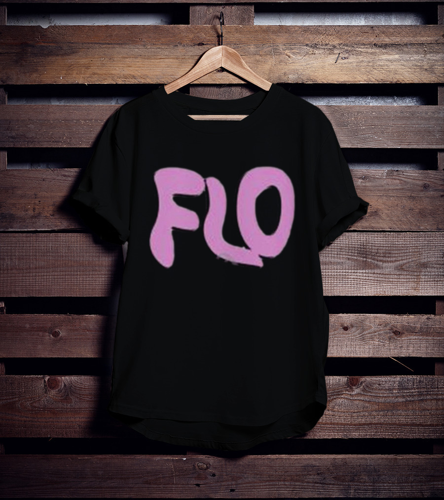 Jimmyoutsold FLO Text Pink Letters T-Shirt