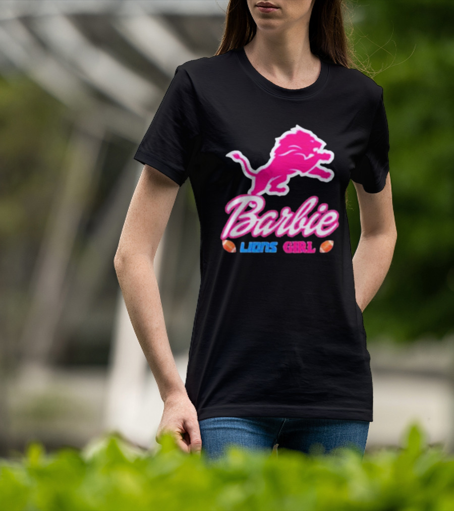 Barbie Lions Girl Football T-Shirt
