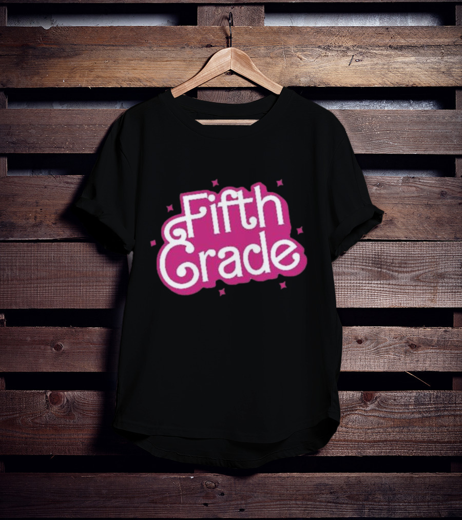 Girl Barbie Fifth Grade Teacher Barbi School T-Shirt