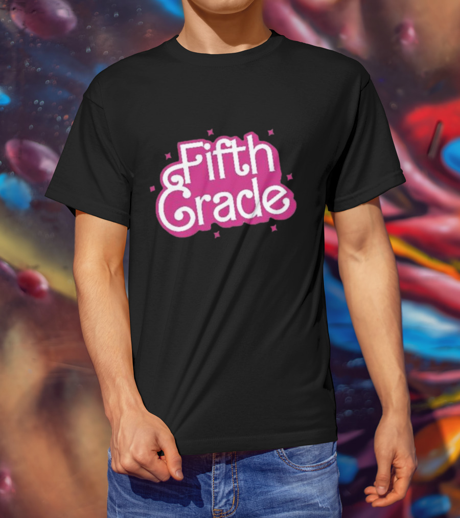 Girl Barbie Fifth Grade Teacher Barbi School T-Shirt