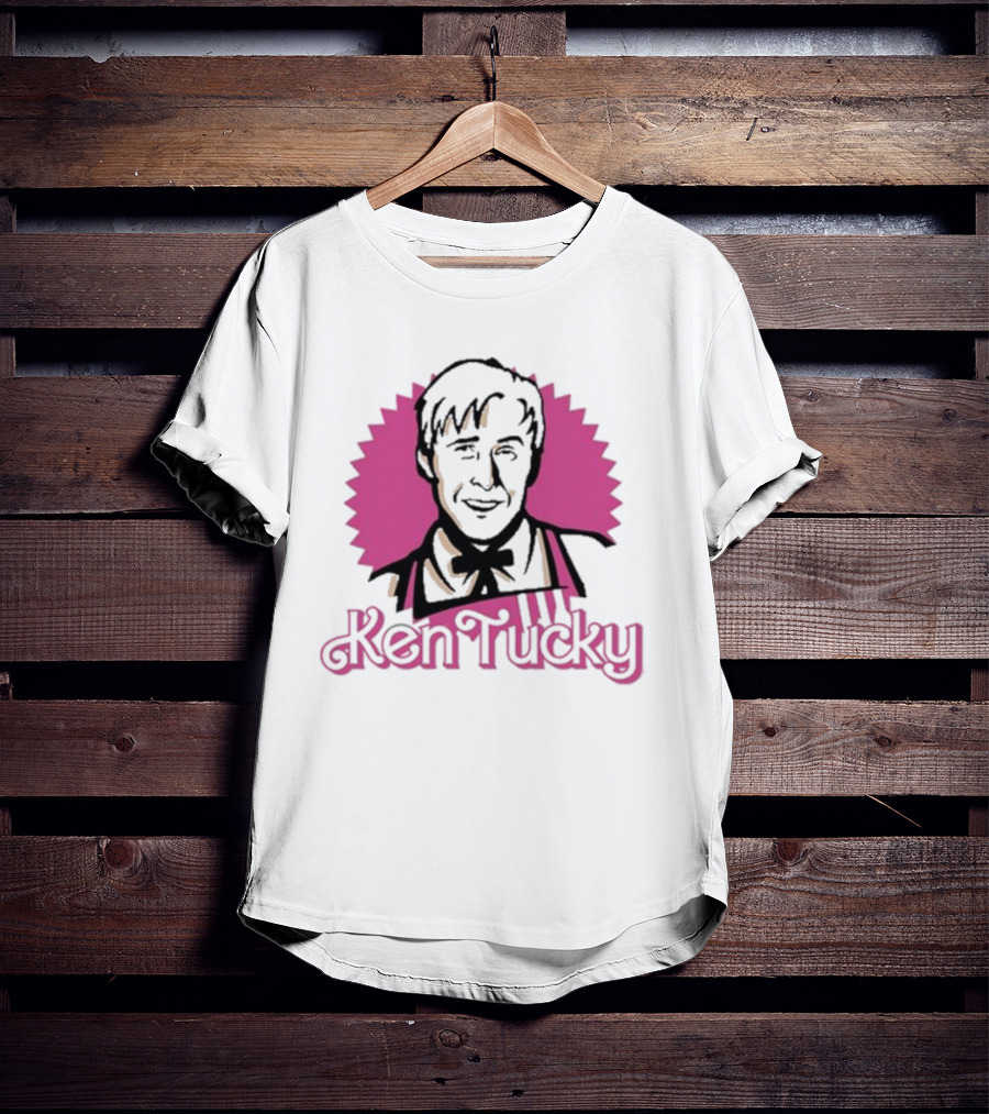 Ken Tucky Barbie Pink Starburst Style Retro Charm T-Shirt