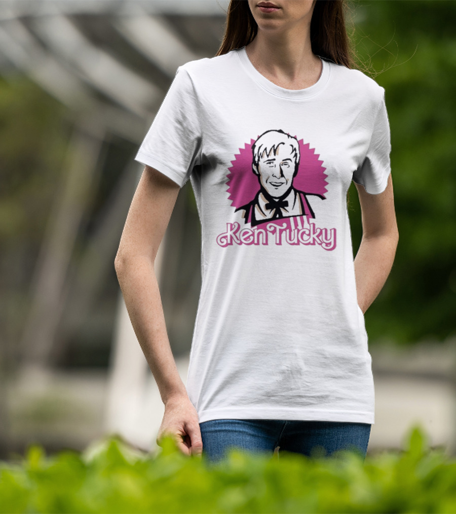 Ken Tucky Barbie Pink Starburst Style Retro Charm T-Shirt