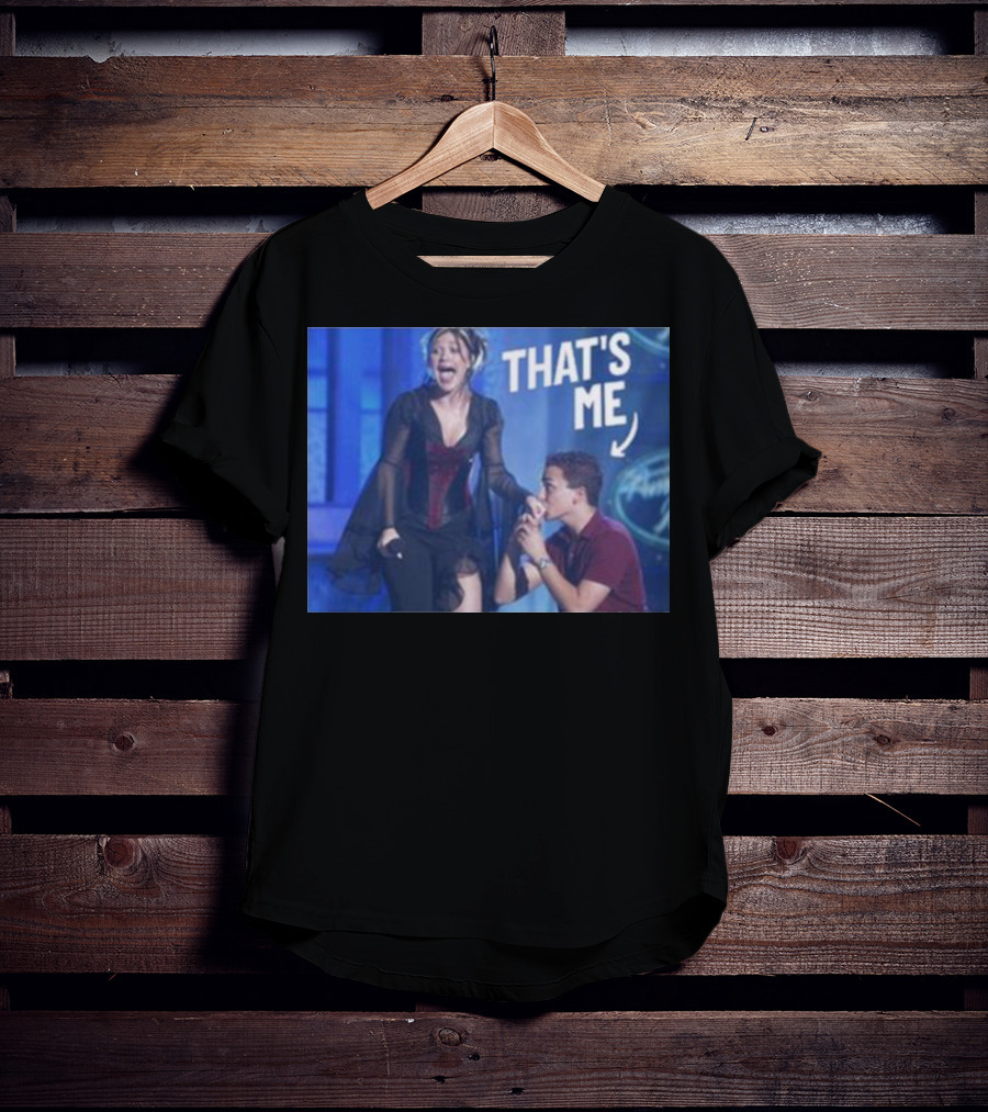 That's Me Iconic Moment Text With Enthusiastic Reaction T-Shirt