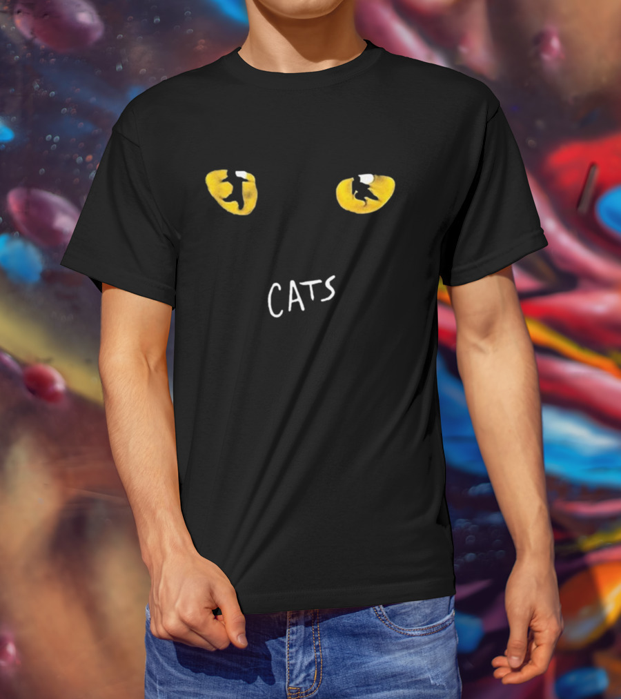 Jesse Tyler Ferguson Eyes Cats Musical T-Shirt