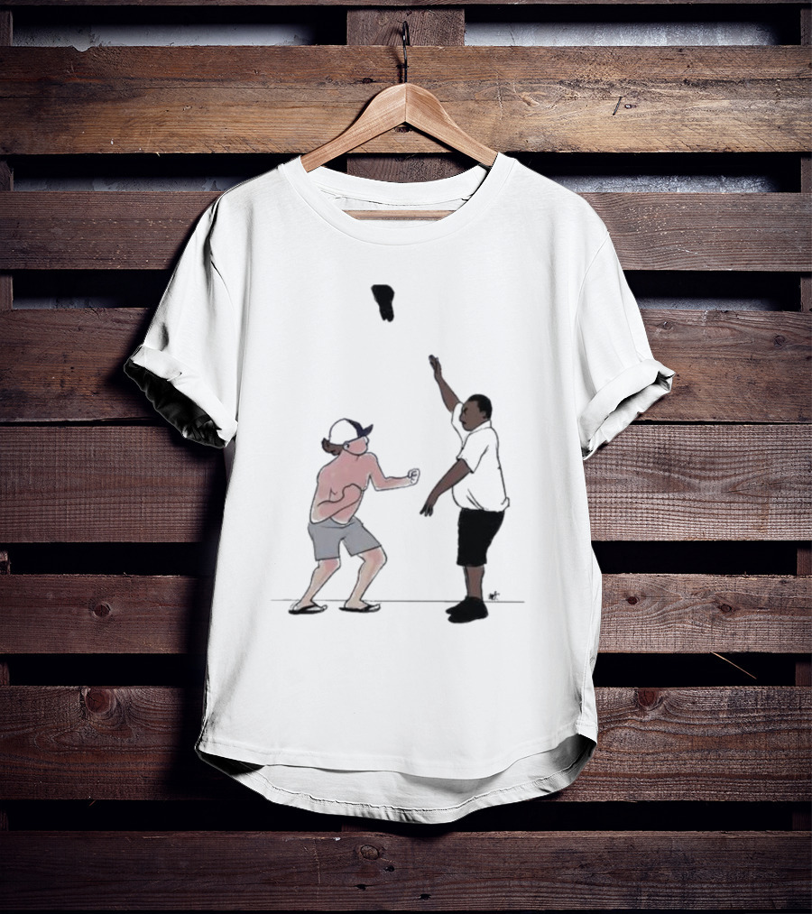 Brawl At Montgomery Alabama Riverfront Dock Caught T-Shirt With Fight Sketch At T-Shirt