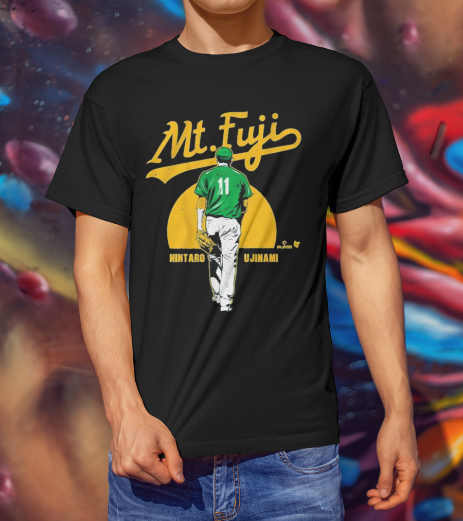 Mt. Fuji HINTARO FUJINAMI 11 Oakland Baseball Players T-Shirt