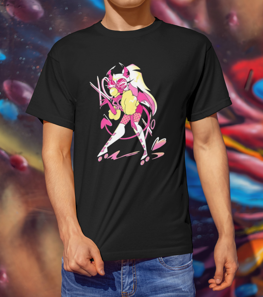 Verosika Roller Skate Demon Girl Anime T-Shirt