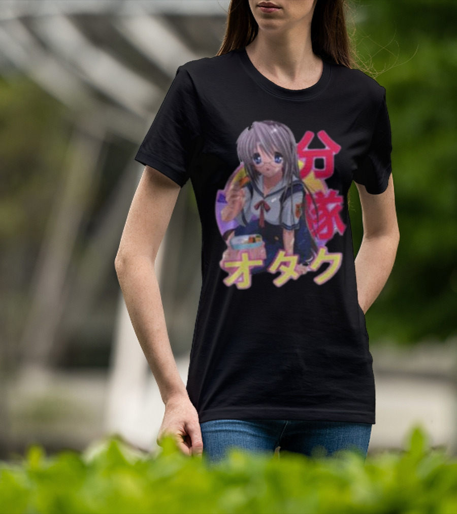 Tomoyo Sakagami Clannad Kuranado Sunset Anime Otaku T-Shirt