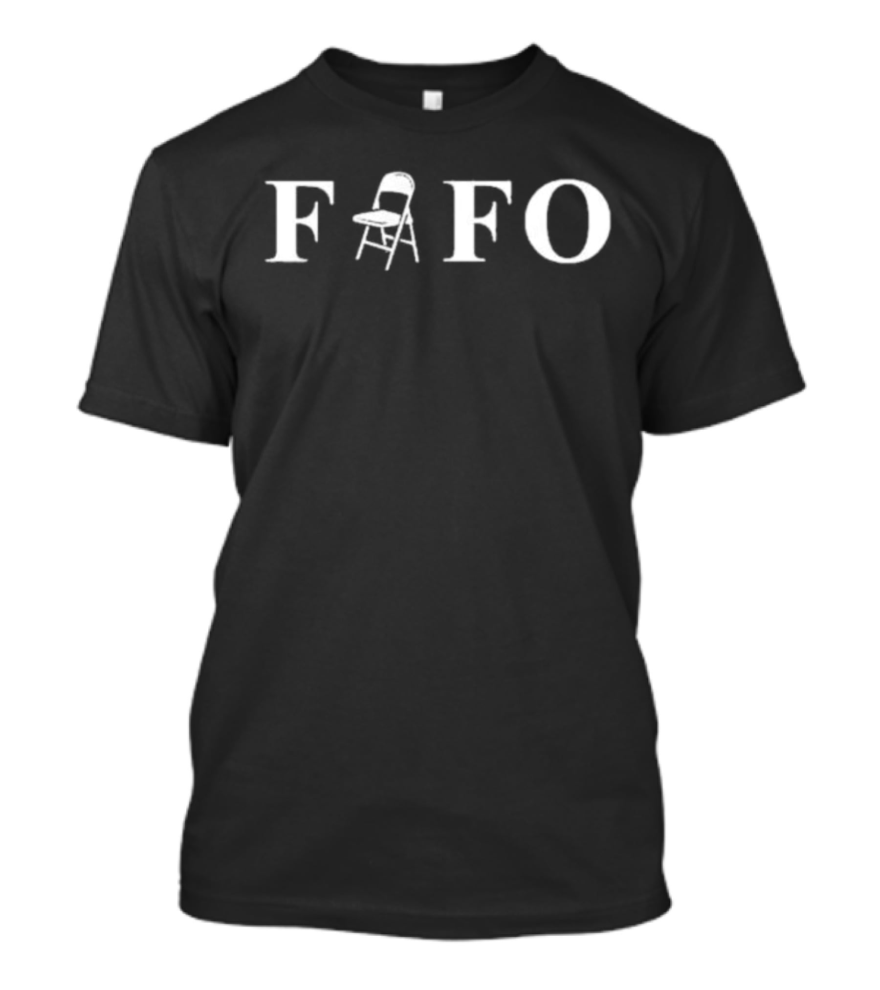 Clapbackk FAFO Chair Icon Parody Fafo T-Shirt