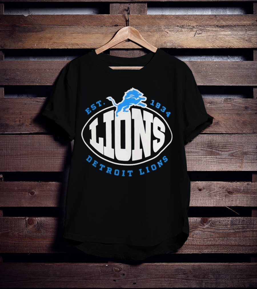Detroit Lions Est. 1934 Boss X NFL Tra T-Shirt